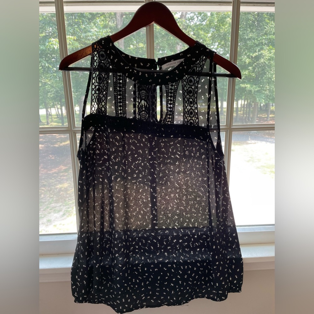Collective Concepts black and white print tank
